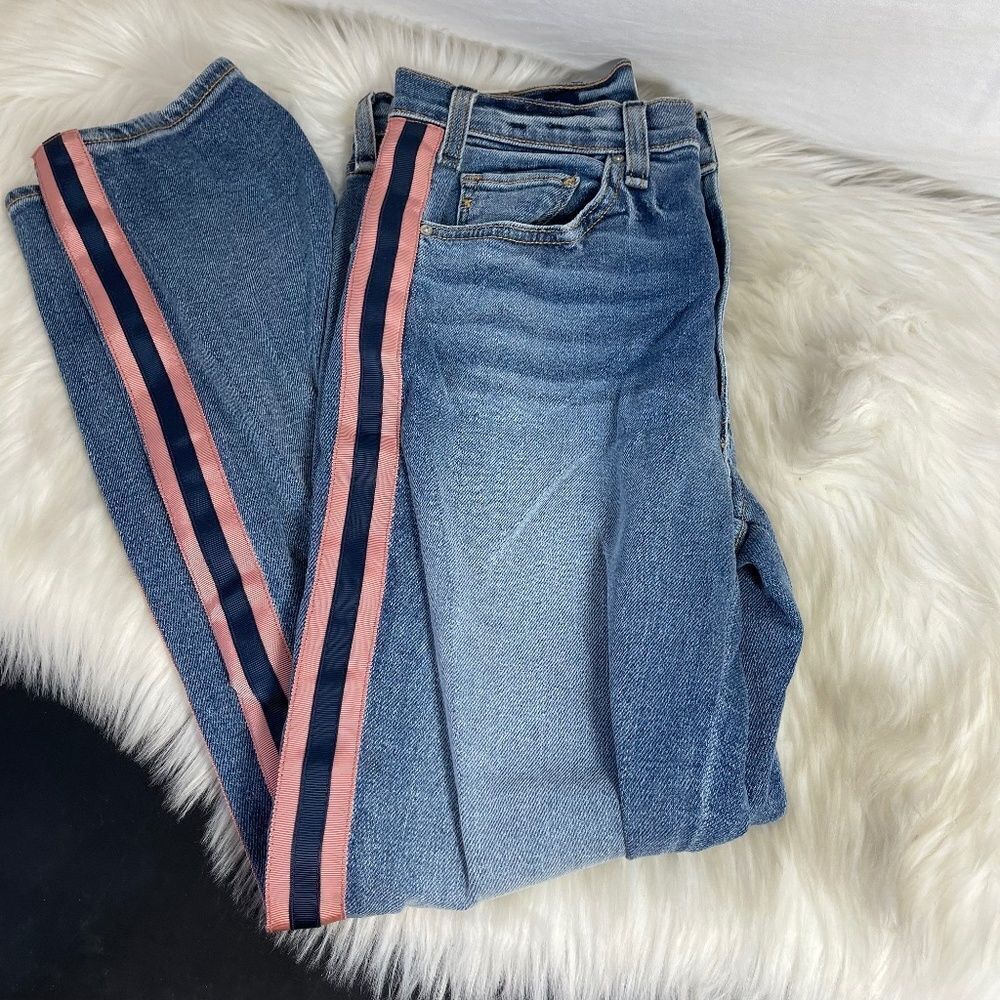 McGuire Side Striped High Waist Jeans Style 246B Sz 28